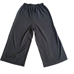 American Apparel Womens Black Wide-Leg Elastic Waist Pants Size S